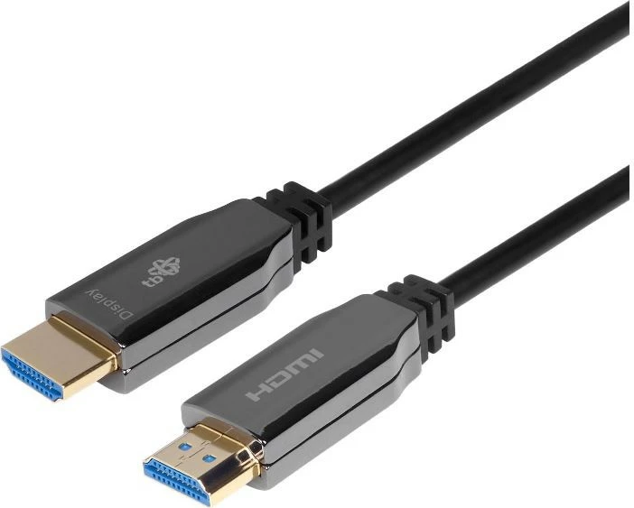 Kabllo HDMI TB hybrid fiber optike, 20m, e zezë