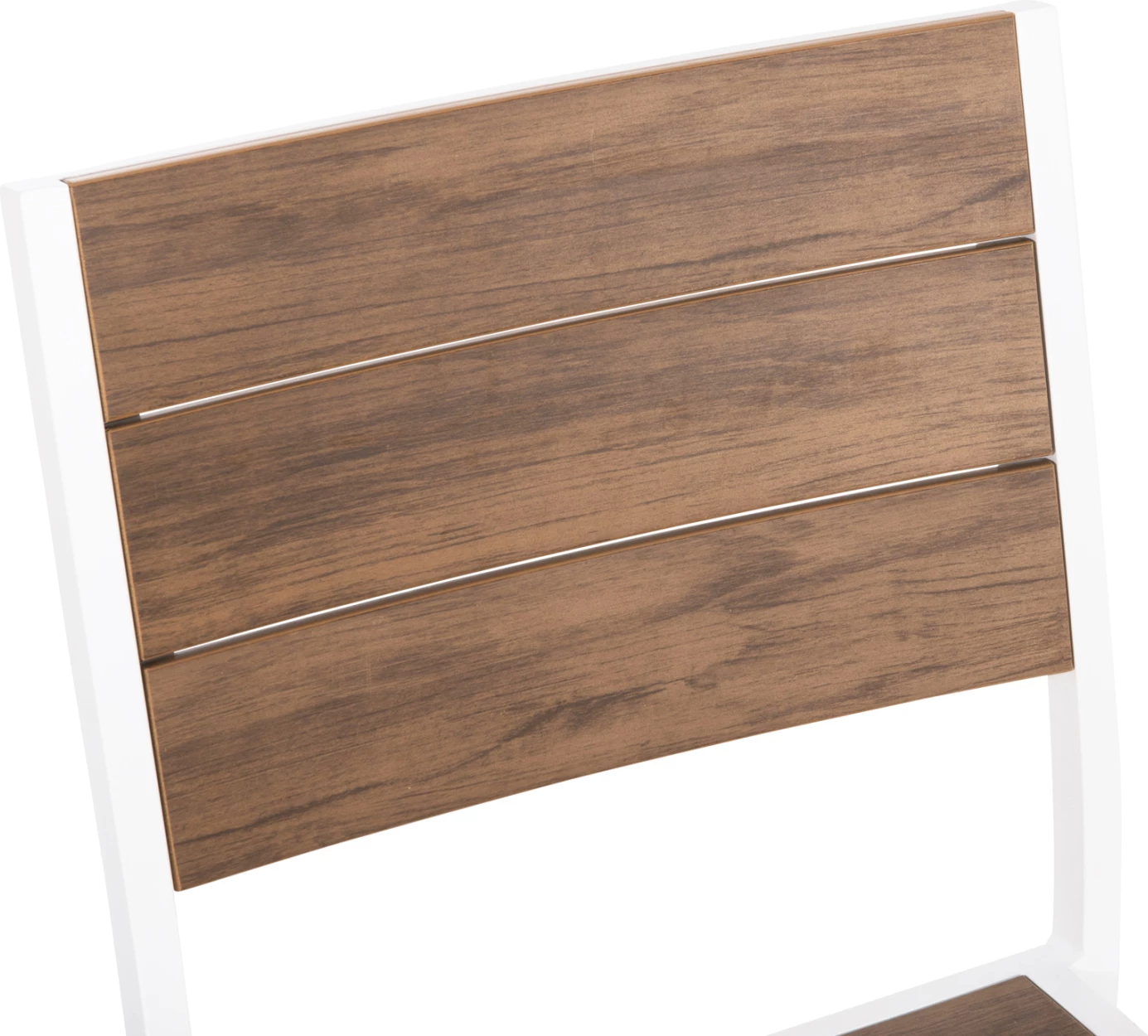 Karrige alumini SAGA FH6063.01 e bardhë me polywood 46x52x86Hcm