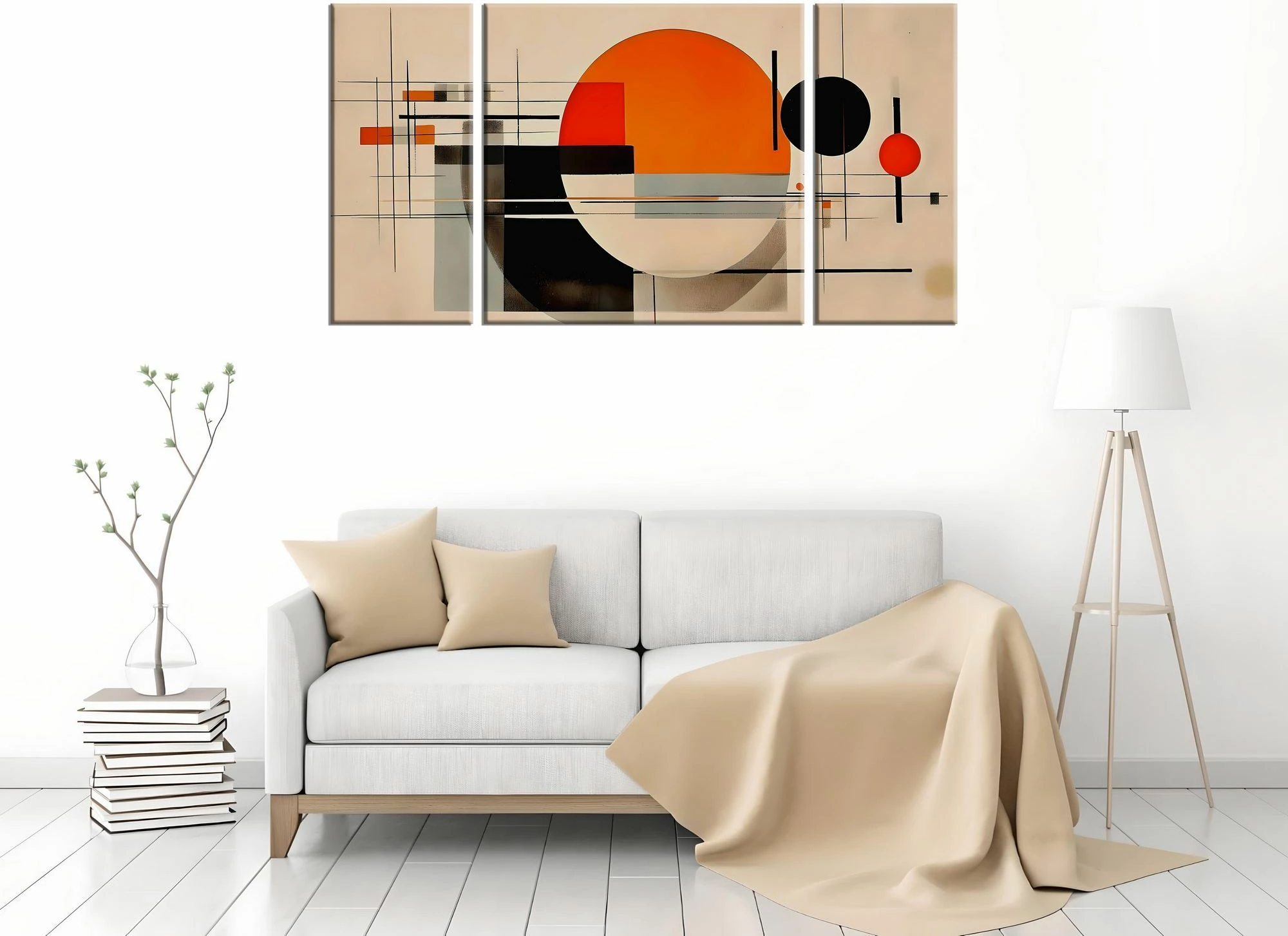 Pikturë dekorative në kanavacë (3 copë), Wallity, MXC03