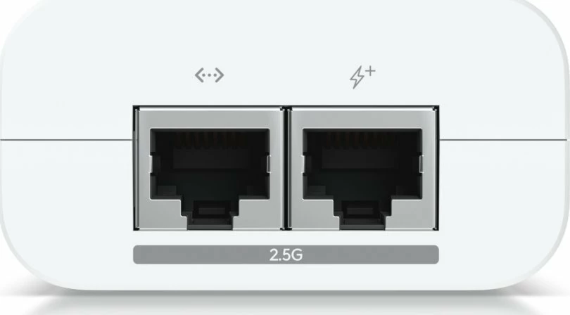 Adapter PoE+ Ubiquiti UACC-PoE+-2.5G-EU 30W 2.5GbE 48V, i bardhë, 1 copë