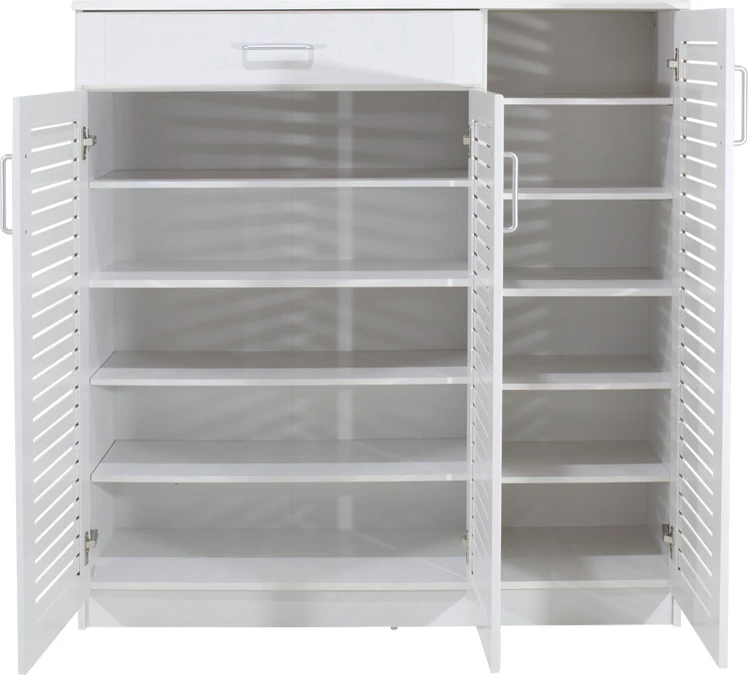 Dollap këpucësh Sante 30 palë i bardhë 120x37x123cm