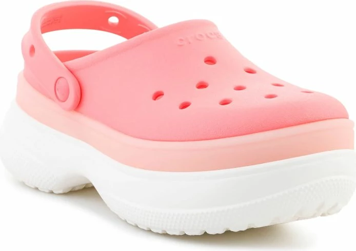 Këpucë Crocs Classic Frosted Stacked Clog Guava