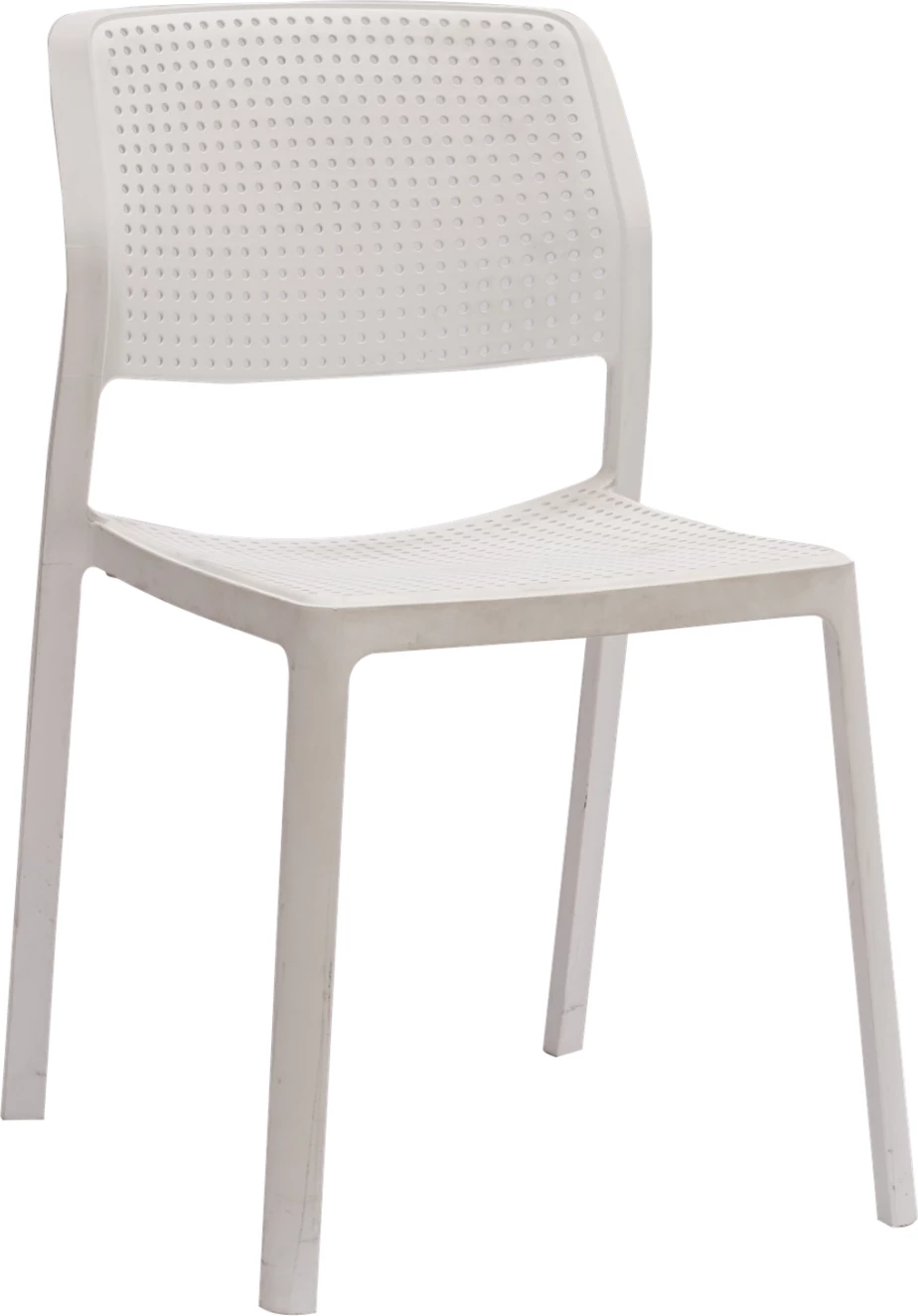 Karrige për jashtë COMFEE FH6101.01 polipropileni e bardhë 41x57x82H cm