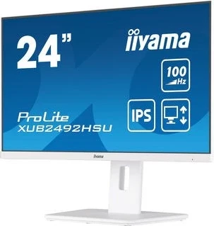 Monitor kompjuterik IIYAMA XUB2492HSU-W6, 23.8 inç, Full HD, LED, i bardhë