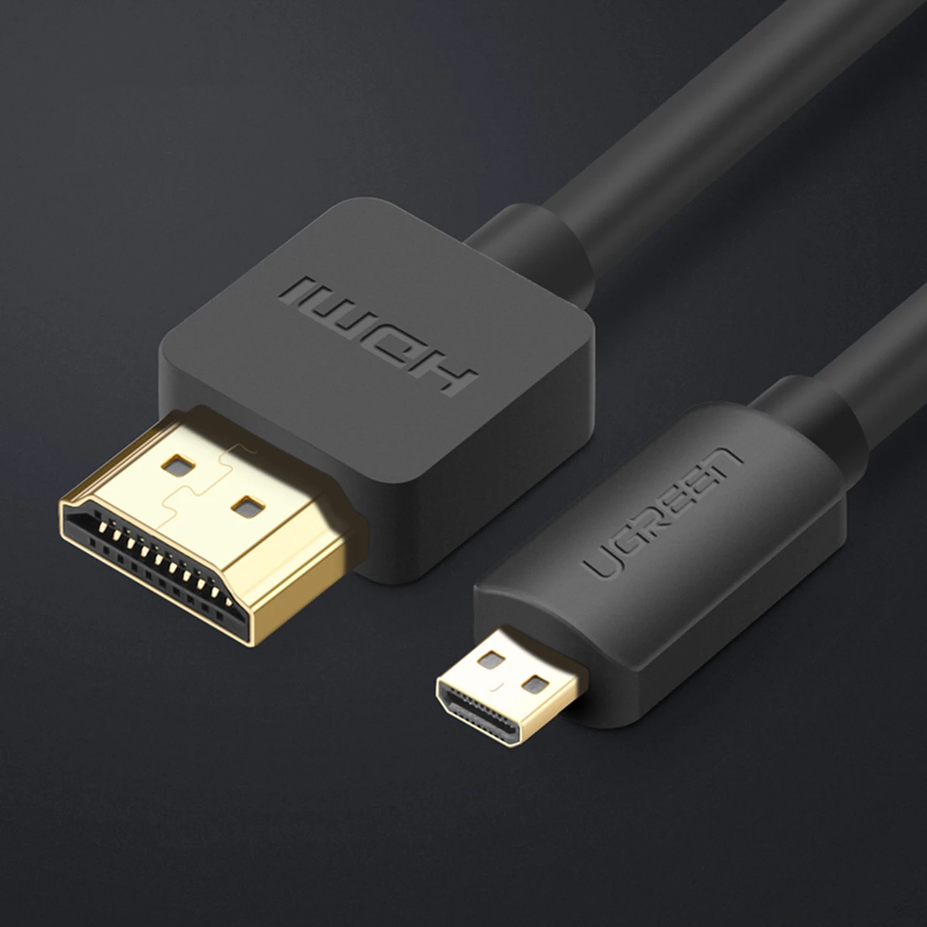 Kabllo Ugreen Micro HDMI në HDMI 3m, e zezë