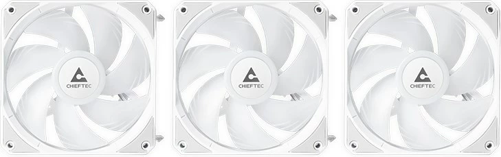 Sistem ftohje me ujë Chieftec CLC-360-RGB-W, 3 ventilatorë 12 cm, i bardhë