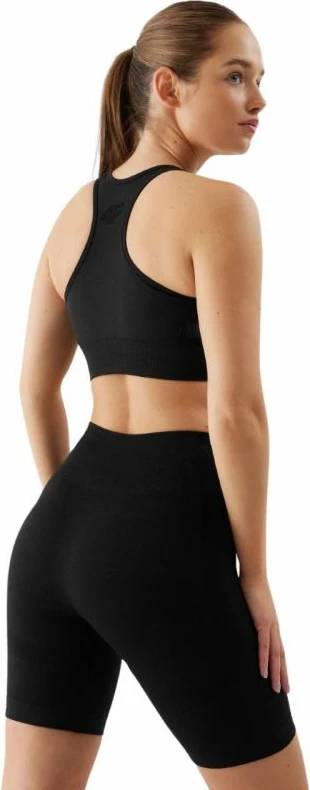 Bra sportiv për femra 4f, i zi