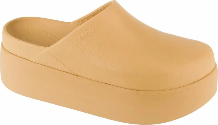 Slides për femra Crocs, bezh