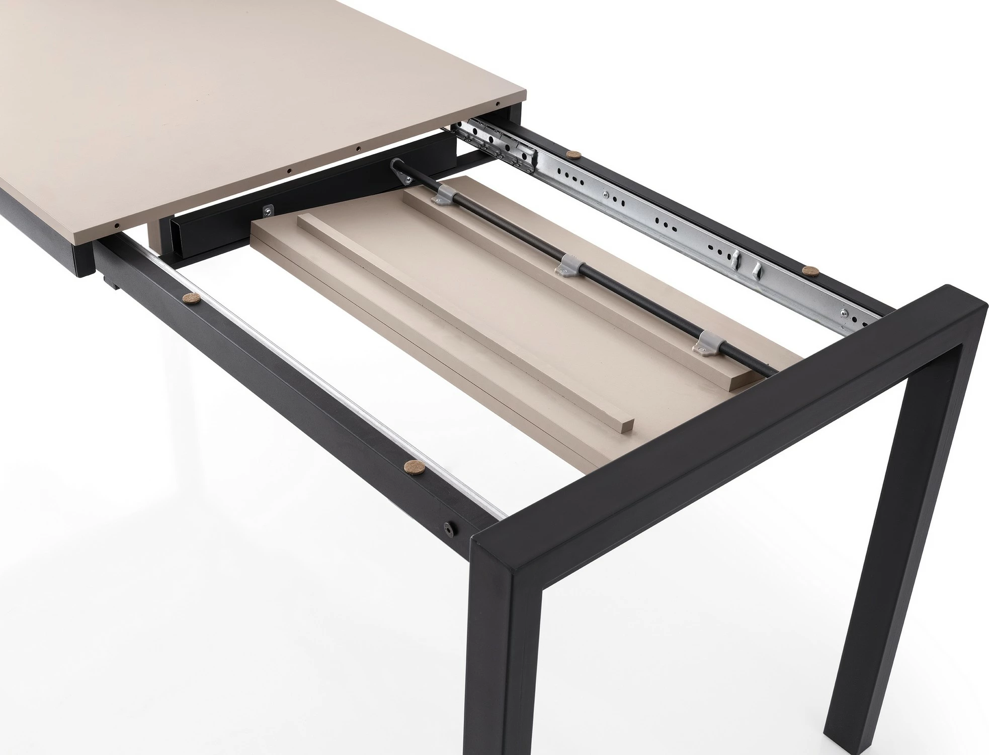 Tavolinë ngrënie me zgjatje, Skye Decor, ngjyrë mocha e çelët, 1014