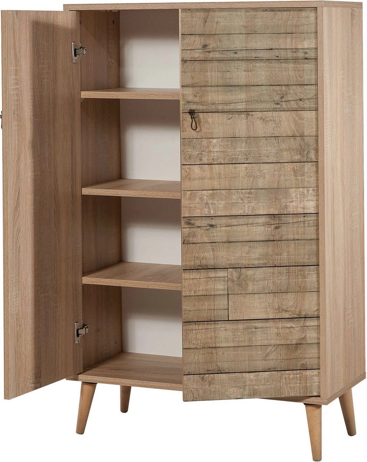 Dollap multifunksional Hanah Home, Multibox - 728, ngjyrë lisi Sonoma