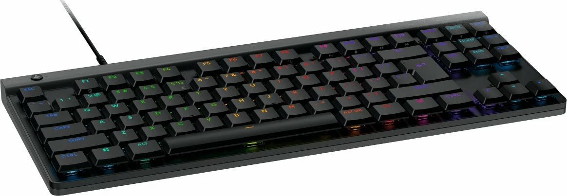 Tastierë gaming Logitech G515 TKL GL Tactile (920-012872), mekanike low-profile, USB me kabllo 1.8 m, RGB, US INTL, e zezë