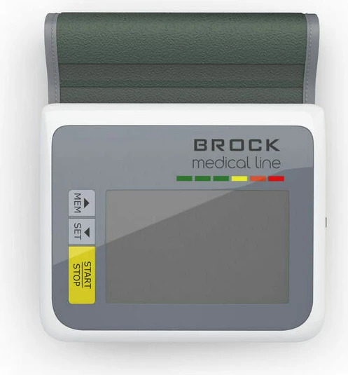 Matës tensioni digjital për kyç Brock LS 810 S, memorie 60 matje, manshetë 13.5–21.5 cm, bateri e rikarikueshme, gri
