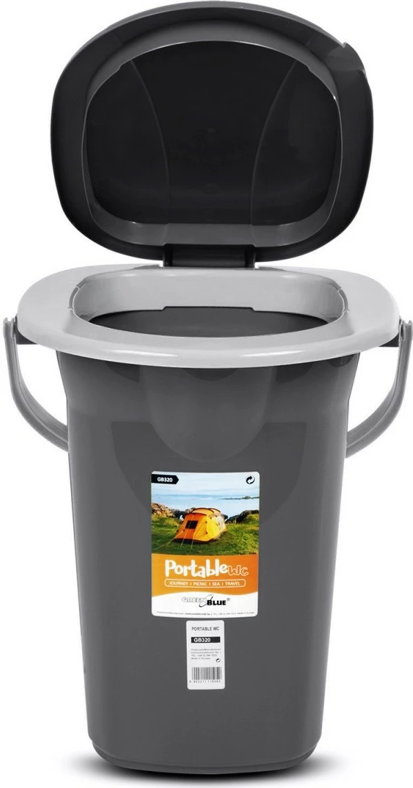 Tualet portativ GreenBlue GB320AG, antracit