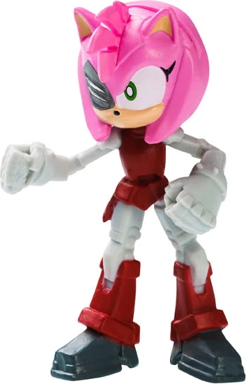 Figurinë koleksionuese P.M.I. Sonic Prime, Gaming Heroes, 5-pack + 1 fletë sticker 6.5 cm, assorted (S1)