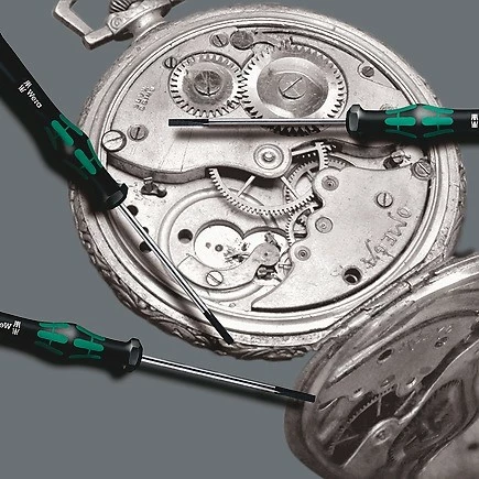 Set kaçavidash precize Wera Micro 12 Electronics 1, kasë e zezë