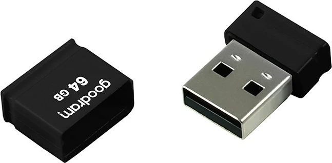 USB Flash Drive Goodram UPI2, 64 GB, USB Type-A 2.0, Ngjyrë e Zezë