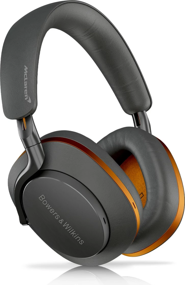 Kufje Bowers-Wilkins PX8 McLaren Edition, wireless, noise canceling, 30 orë, gri/portokalli