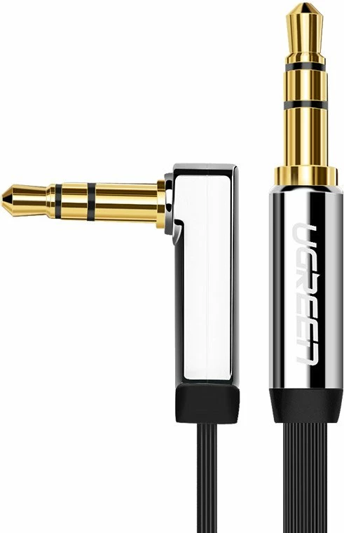 Kabllo audio AUX Ugreen 10599, 3.5 mm mini jack, 2m, Argjendtë