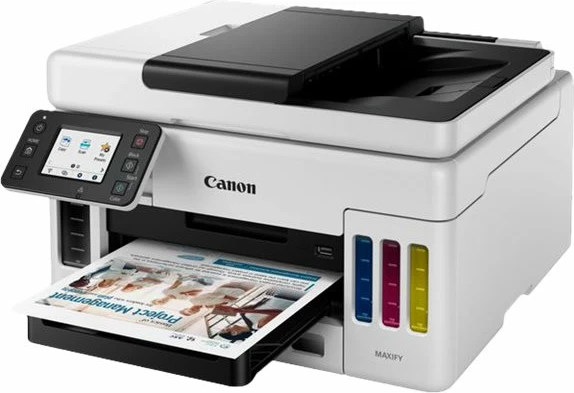 Printer multifunksional Canon PIXMA GX6040, MegaTank, A4, Wi-Fi, i bardhë