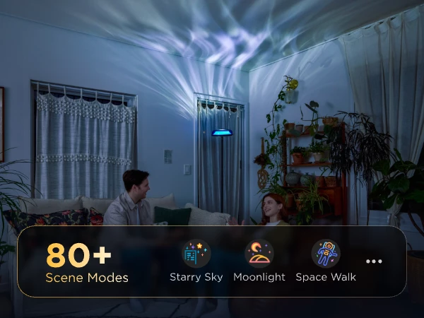 Llambë dyshemeje Govee Uplighter Floor Lamp, 3 zona drite, smart (Alexa/Google Assistant/Matter)