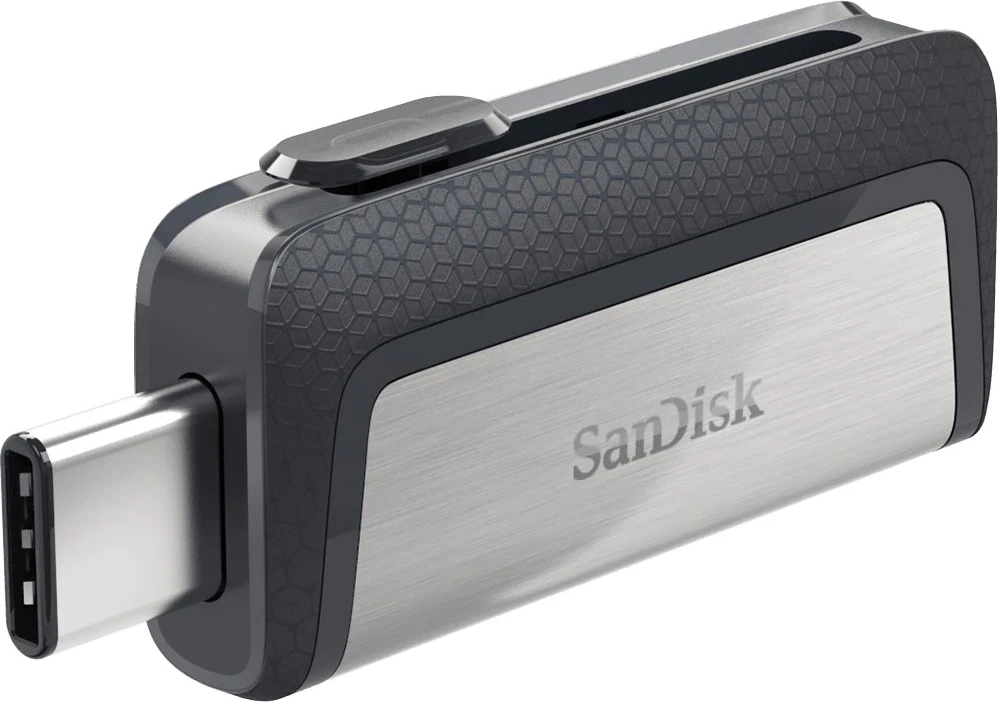 USB Flash SanDisk Ultra Dual Drive, 64 GB, USB Type-A / USB Type-C, Zi