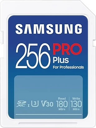Kartelë memorie Samsung PRO Plus 256GB SDXC UHS-I, e bardhë
