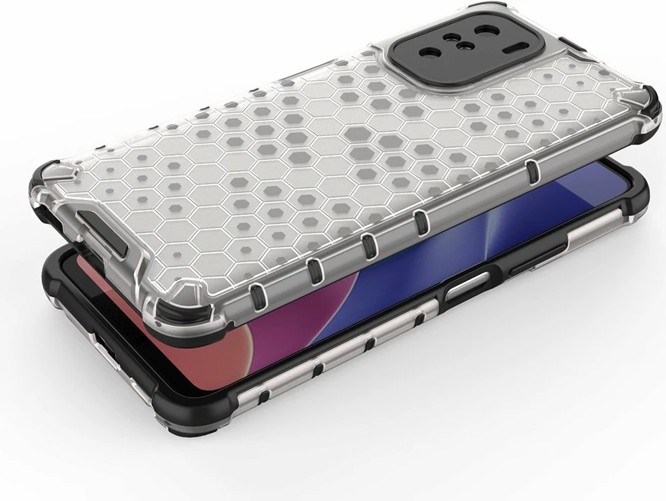 Mbështjellës Hurtel Honeycomb për Xiaomi Redmi K40 Pro+, K40 Pro, K40, Poco F3, Kuq