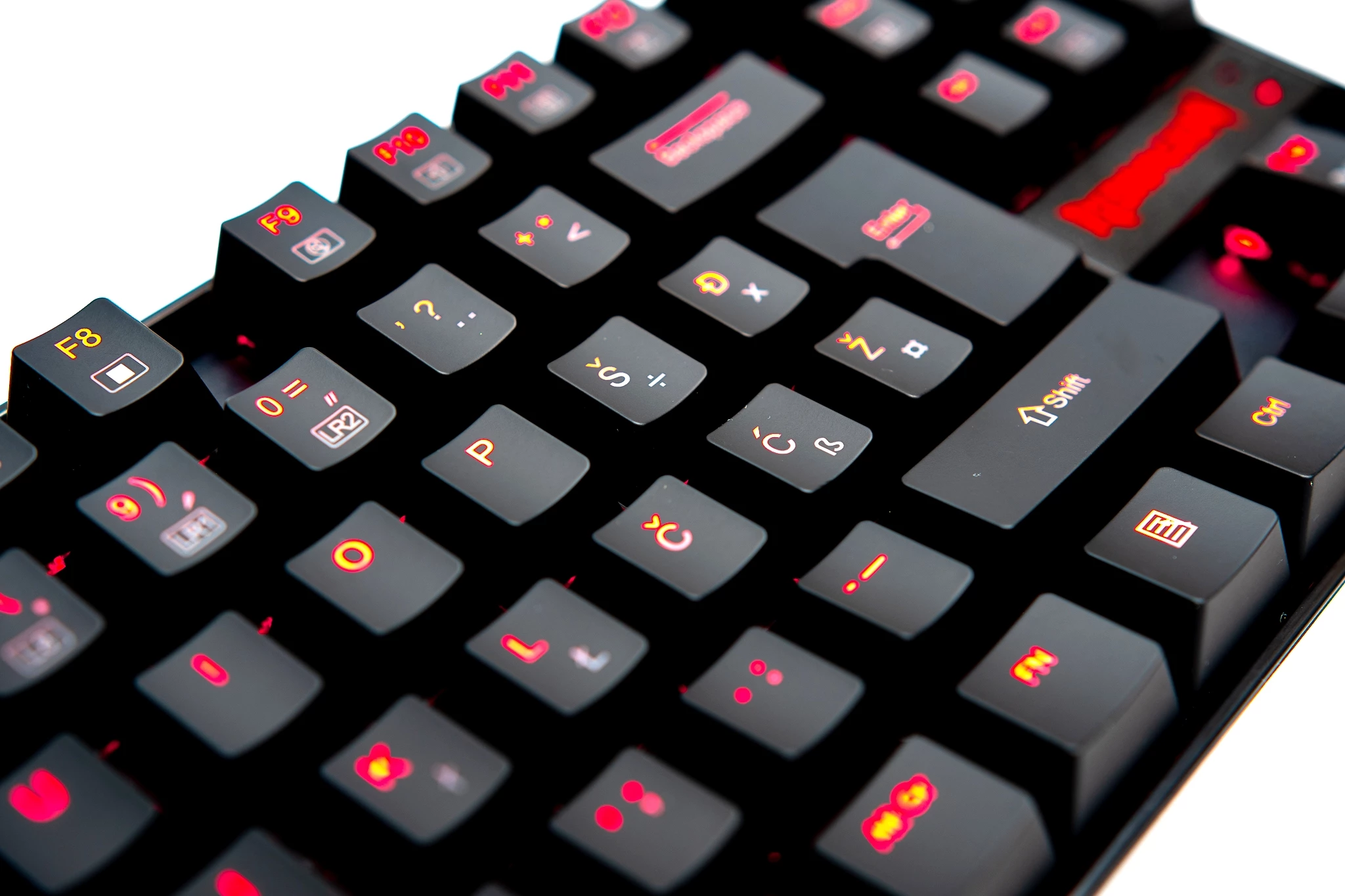 Tastierë mekanike Redragon Kumara 2 K552-2, 87 tasta TKL, Blue switch, LED e kuqe, wired, layout SLO/CRO, e zezë