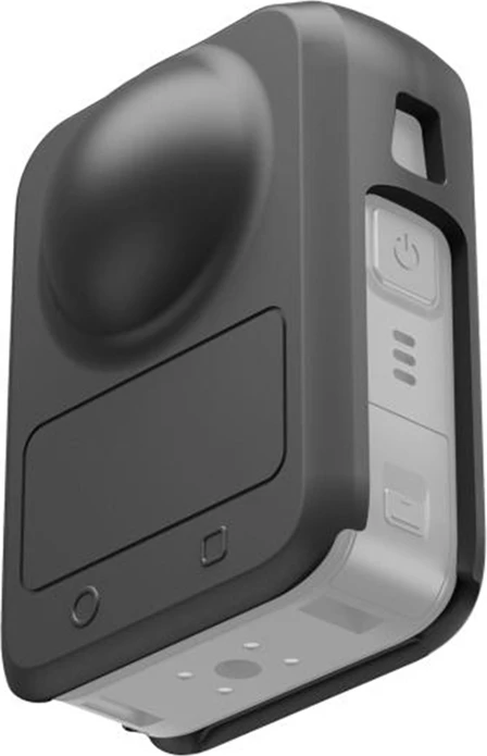 Mbështjellës silikoni PULUZ PU789B për DJI Osmo 360 me mbulesë të lentes, i zi