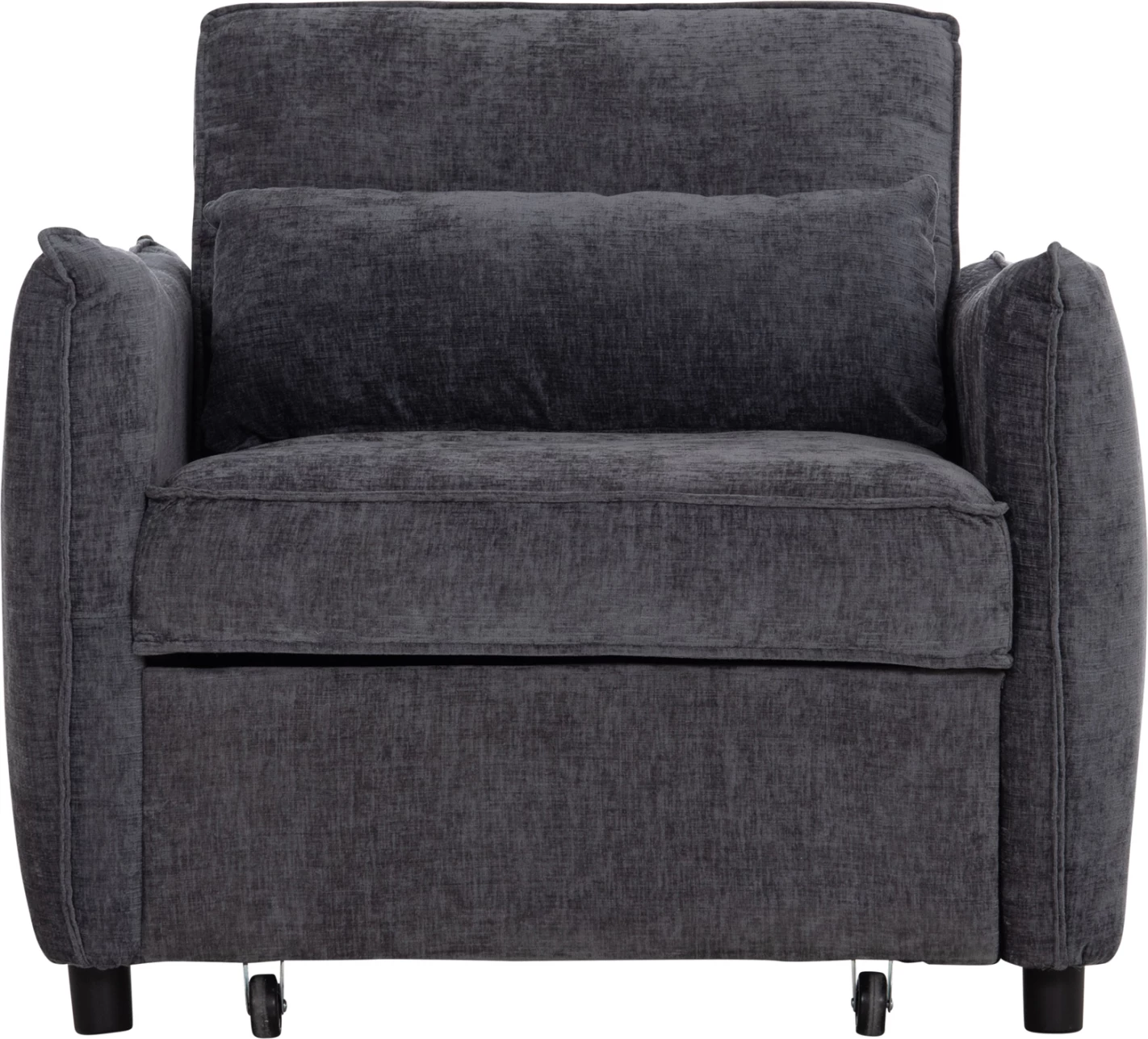 Fotel-krevat ORYN, material gri, 89x85x84cm