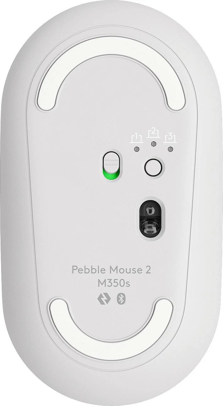 Set tastierë dhe maus Logitech Pebble 2, pa kabllo, gjermanisht, e bardhë