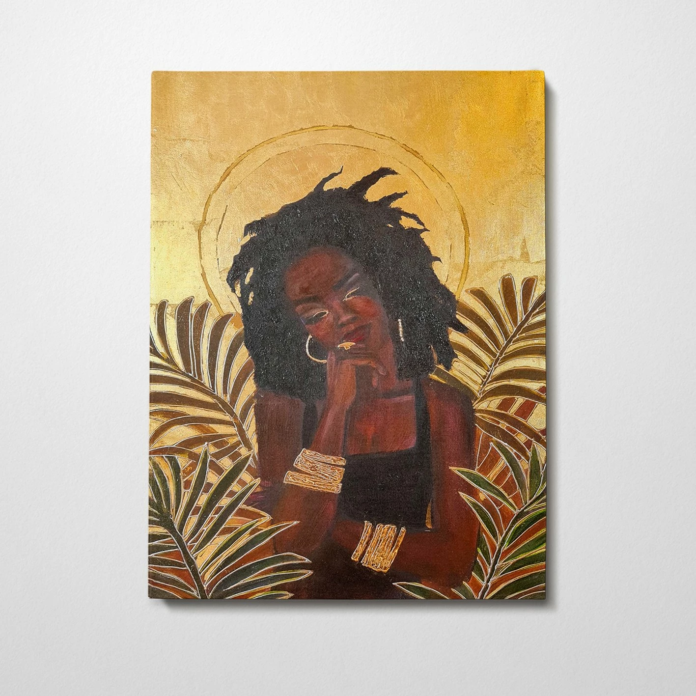 Pikturë dekorative me vaj, shumëngjyrëshe, Wallity, OPG46123 - 100x140cm