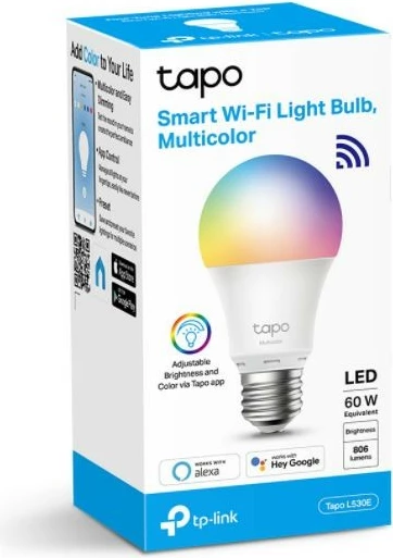 Llambë e mençur TP-LINK Tapo L530E, WiFi, shumëngjyrëshe, E27