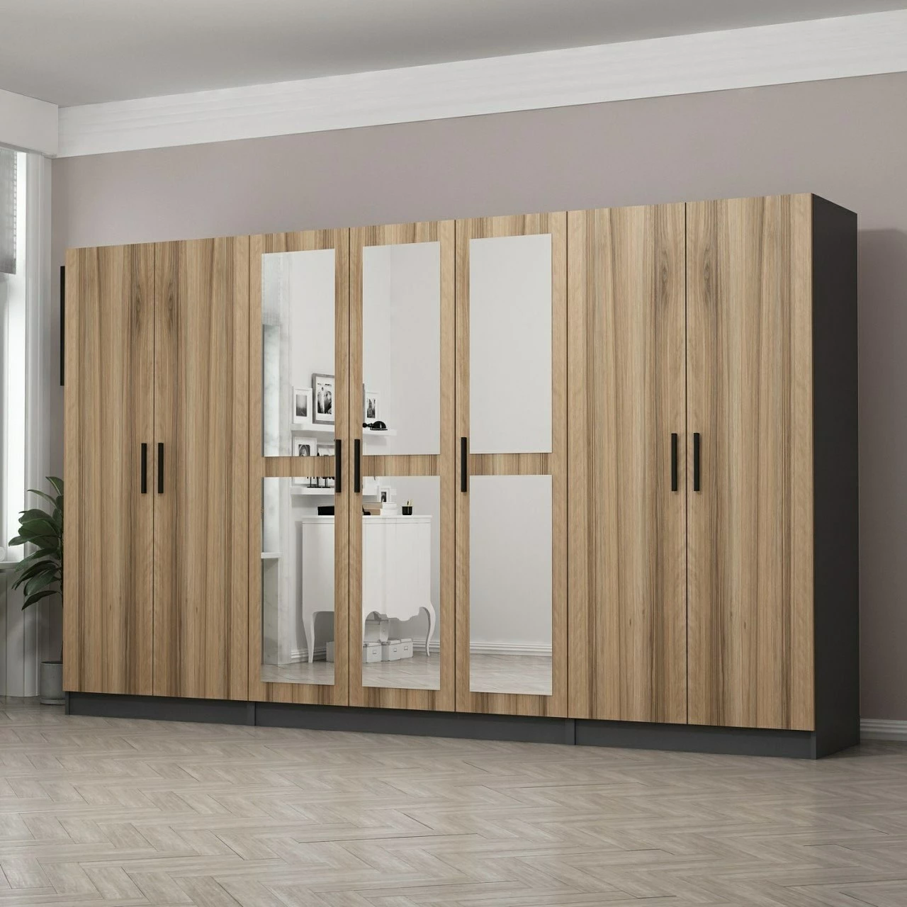 Dollap Skye Decor, ngjyrë dore, Kale - 5018