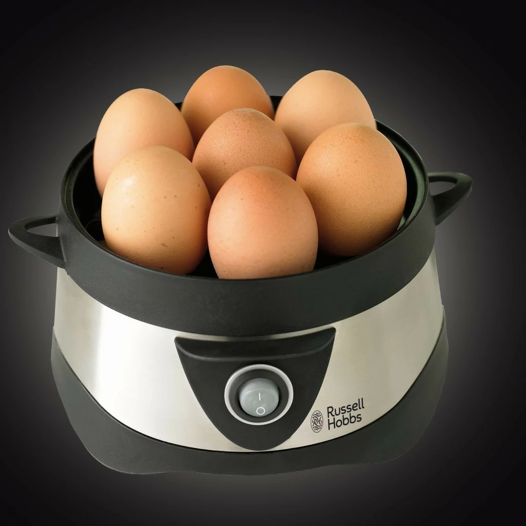 Zierës vezësh Russell Hobbs Stylo, 7 vezë, 365W, inox/zezë