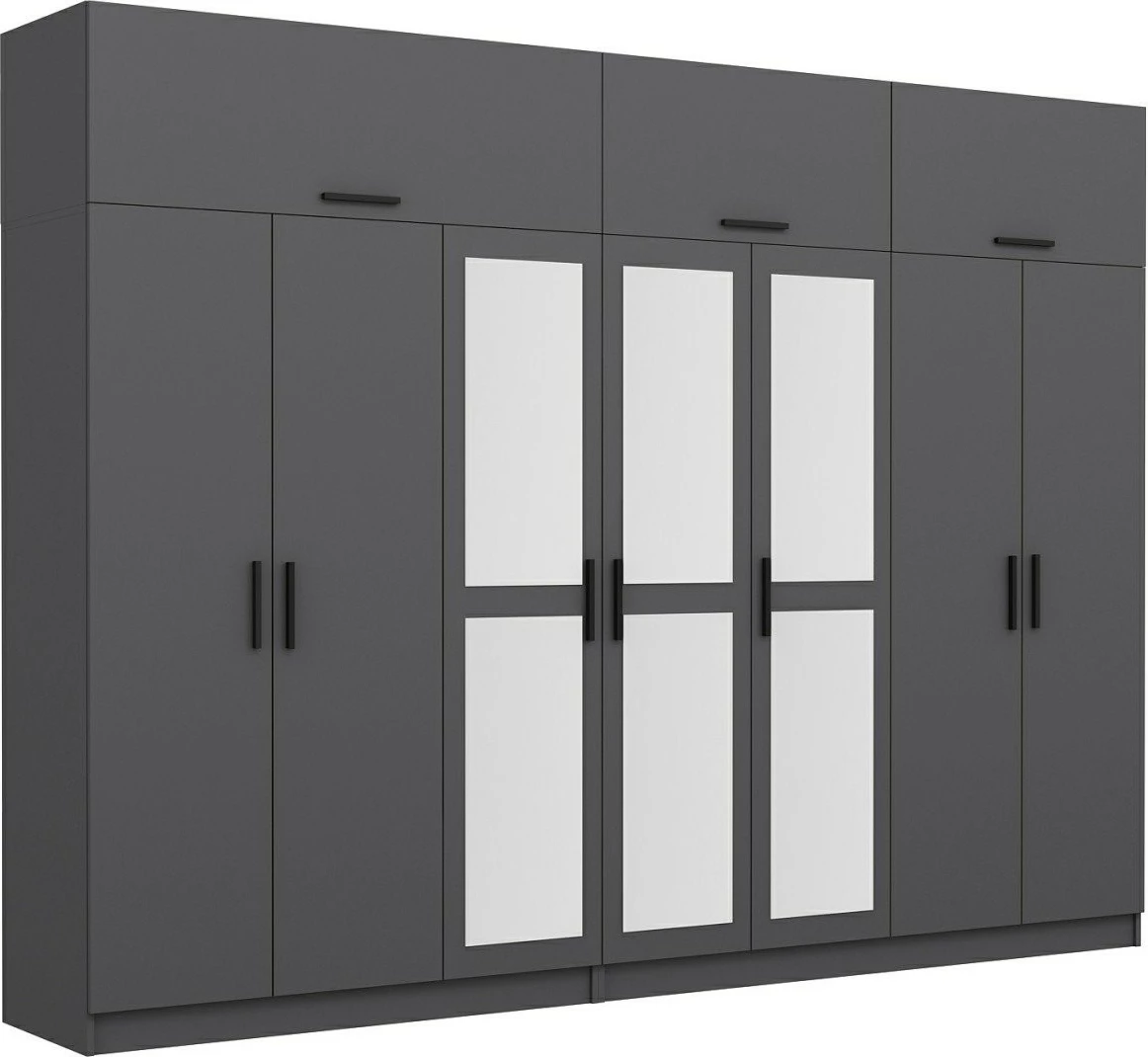 Dollap për rroba, ngjyrë antracit, Skye Decor, 5283