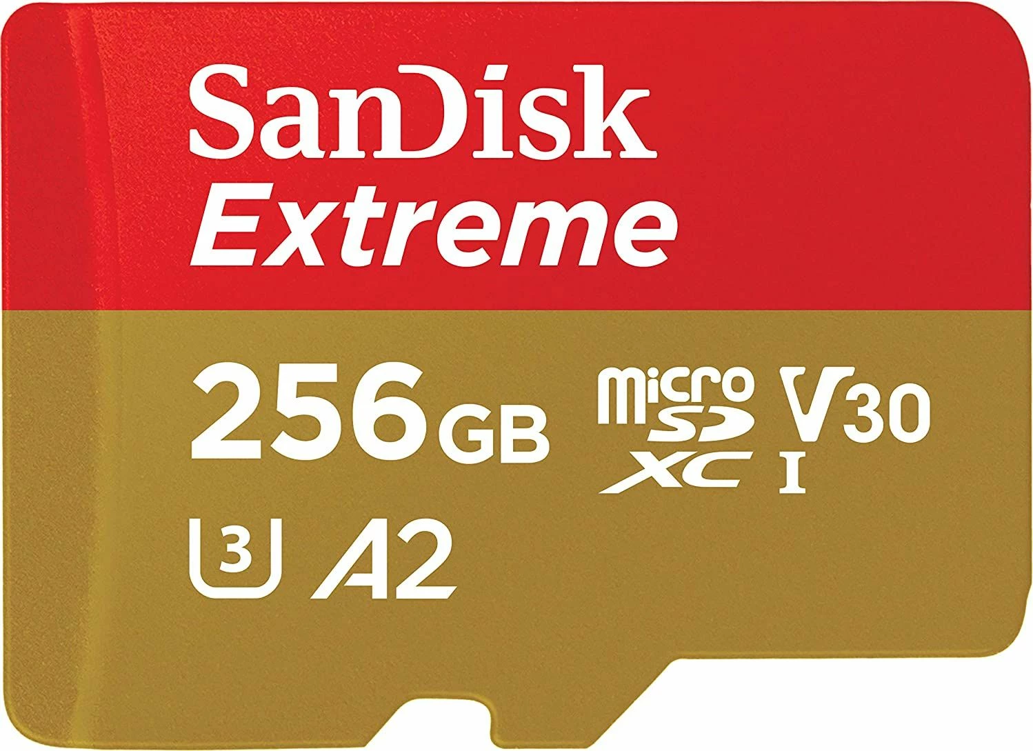 Kartelë memorie microSDXC SanDisk Extreme 256GB Class 10 UHS-I U3 A2 V30 me adapter (SDSQXAV-256G-GN6MA)