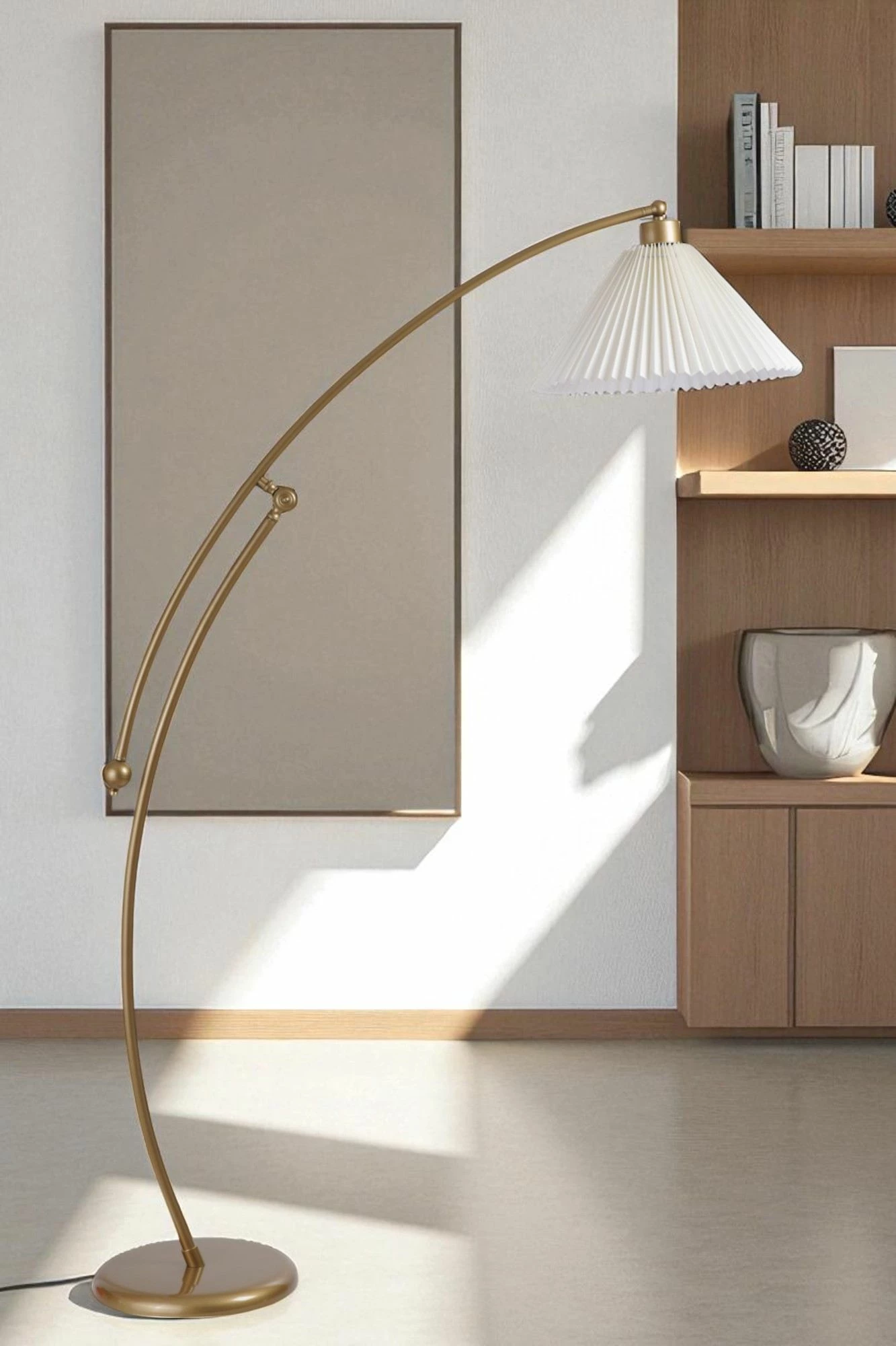 Llambë dyshemeje Opviq, 8972-5, krem dhe ari