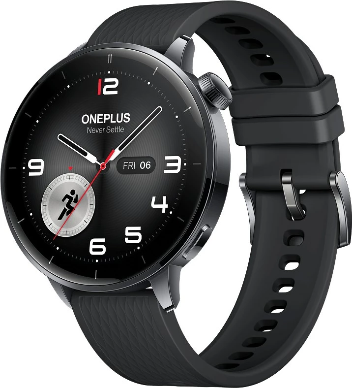 Smartwatch OnePlus Watch 3, 43mm, AMOLED, 60 orë bateri, i zi