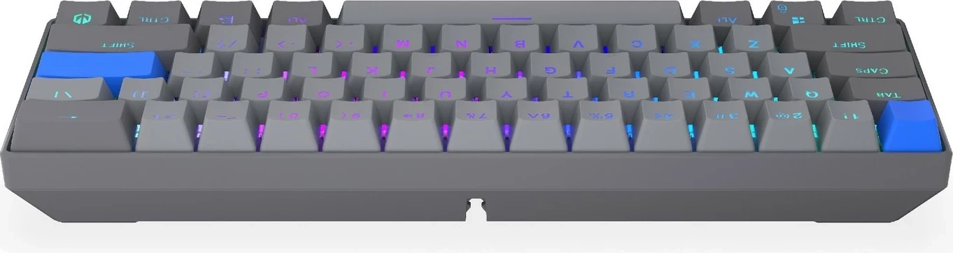 Tastierë mekanike Endorfy Thock V2 Compact Wireless, 60%, RGB, gri