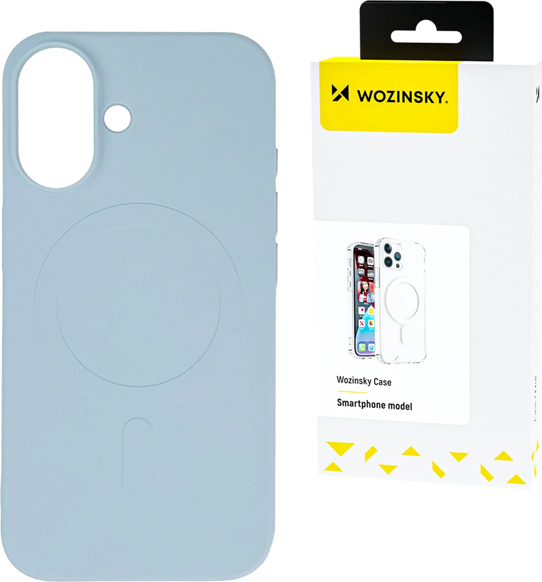 Mbështjellës silikon Wozinsky për Samsung Galaxy S24 FE, MagSafe, kaltër