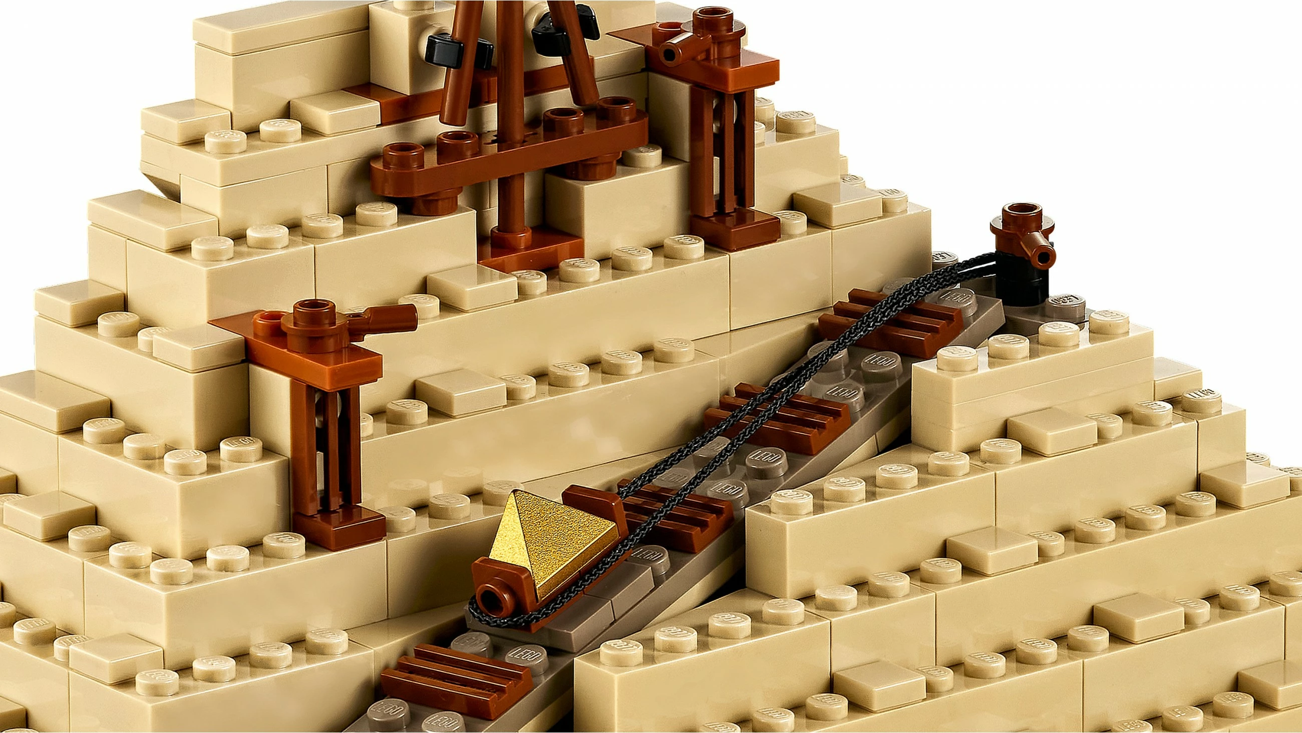 Set ndërtimi LEGO Architecture Great Pyramid of Giza, 1476 pjesë, Multikolor