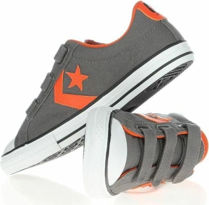 Atlete për fëmijë Converse, gri/portokalli