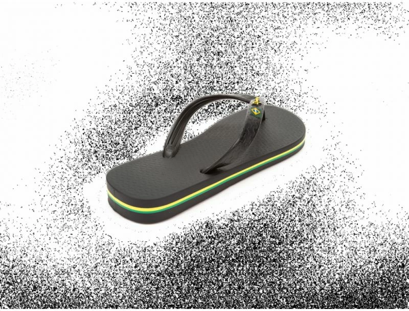 Flip-Flops Ipanema për meshkuj dhe femra, të zeza