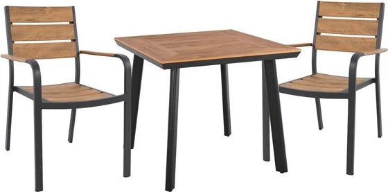 Set kopshti tavolinë & karrige FH10537.02, 3 pjesë, polywood/antracit