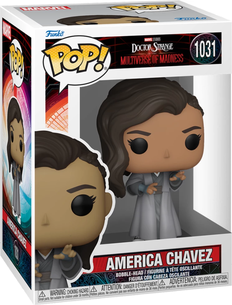 Figurinë koleksionuese Funko POP! Marvel Doctor Strange: Multiverse of Madness #1031, America Chavez