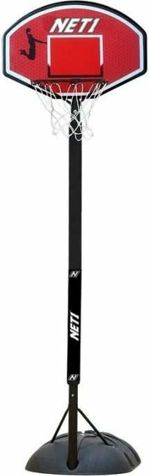 Basketboll për fëmijë Net1 Xplode Jr, e zezë dhe e kuqe