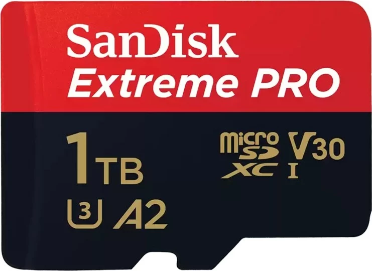Kartë memorie SanDisk Extreme PRO 1 TB MicroSDXC UHS-I Class 10, e zezë