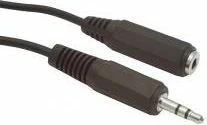 Kabllo audio Jack 3.5mm Gembird 1.5 m, zgjatues mashkull-në-femër, e zezë