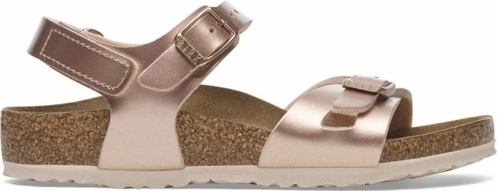 Sandale për fëmijë Birkenstock, të arta dhe rozë